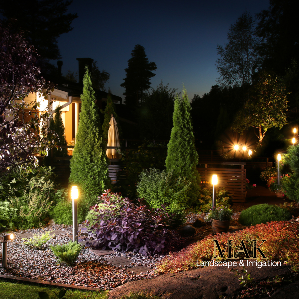 MAK Landscape and Irrigations' Outdoor Lighting Services, Corvallis, Albany, Philomath, Lebanon Oregon (1)