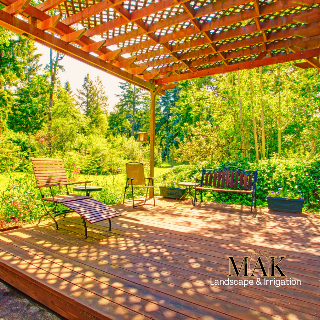 MAK Landscape and Irrigations' Arbor and Pergola Construction Services, Corvallis, Albany, Philomath, Lebanon Oregon 1